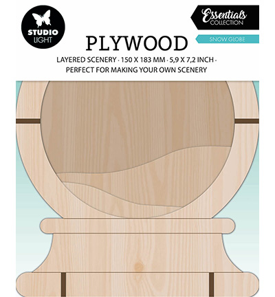SL-ES-PW01 - StudioLight - Plywood Snowglobe Essentials nr.01