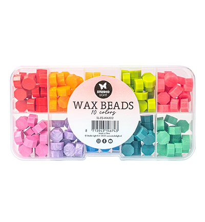 SL-ES-WAX02 - StudioLight - Wax Beads 10 colors Bright Essentials Tools nr.02