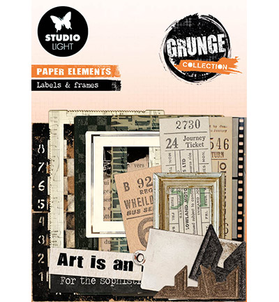SL-GR-PE05 - StudioLight - Tickets, Labels & Frames Grunge Collection nr.05