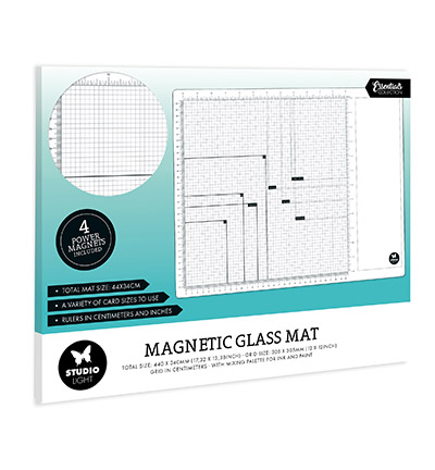  -  - Magnetic Glass Mat 4 magnets included Essentials nr.01
