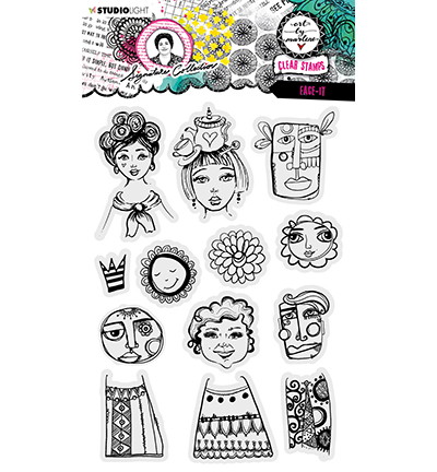 ABM-SI-STAMP506 - Art by Marlene - Face-it Signature Collection nr.506