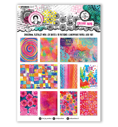 ABM-SI-CP02 - Art by Marlene - Paper Colorful papers Signature Collection nr.02