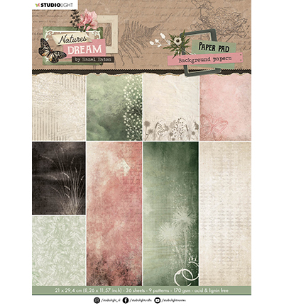 HE-ND-PP113 - Hazel Eaton - Background papers Natures dream nr.113