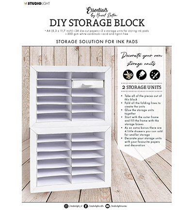 HE-ES-DCB57 - Hazel Eaton - DIY Storage block Ink units Essentials nr.57