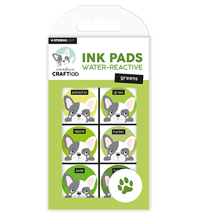 CCL-ES-INKP22 - CraftLab - Ink Pads Water-reactive greens Essentials nr.22