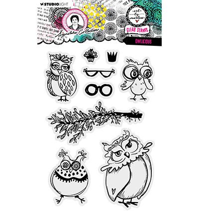 ABM-SI-STAMP637 - Art by Marlene - Owlicious Signature Collection nr.637
