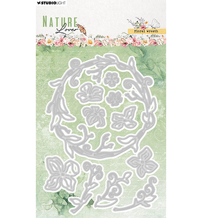 SL-NL-CD771 - StudioLight - Floral wreath Nature Lover nr.771