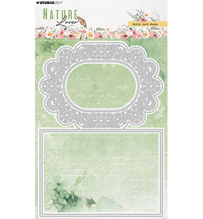 SL-NL-CD773 - StudioLight - Doily card shape Nature Lover nr.773