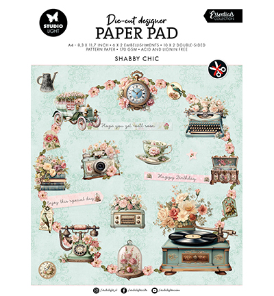  -  - Paper Pad Shabby chic Essentials nr.169