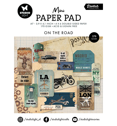  -  - Mini Paper Pad On the road Essentials nr.212