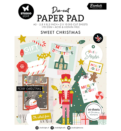SL-ES-DCPP203 - StudioLight - Paper Pad Sweet Christmas Essentials nr.203