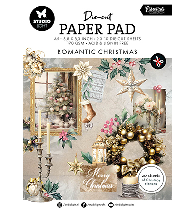 SL-ES-DCPP201 - StudioLight - Paper Pad Romantic Christmas Essentials nr.201