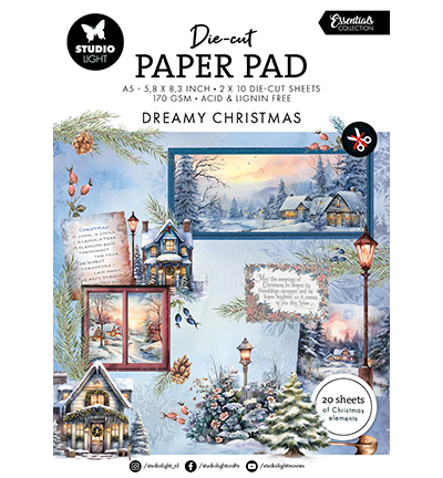 SL-ES-DCPP202 - StudioLight - Paper Pad Dreamy Christmas Essentials nr.202