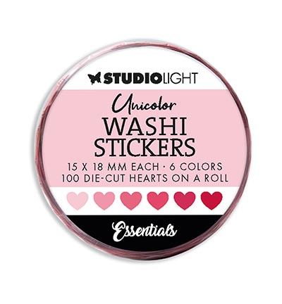 SL-ES-WASH18 - StudioLight - Washi Die-cut Stickers Pinks Essentials nr.18