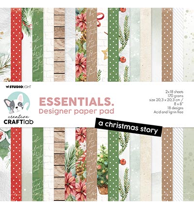 CCL-ES-DPP220 - CraftLab - Paper Pad A Christmas story Essentials nr.220