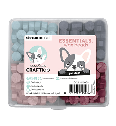 CCL-ES-WAX28 - CraftLab - Wax Beads Pastels Essentials nr.28