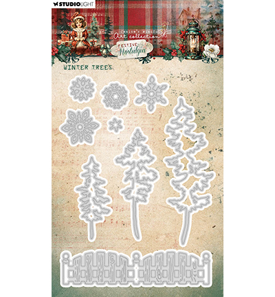 JMA-FN-CD905 - Jenines - Winter trees Festive Nostalgia nr.905