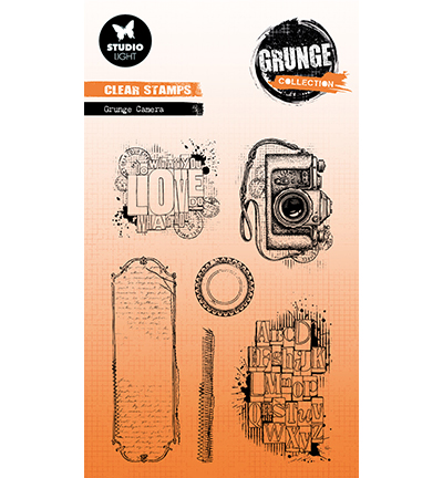 SL-GR-STAMP736 - StudioLight - Grunge Camers Grunge Collection nr.736