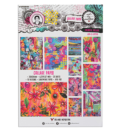 ABM-SI-DPP245 - Art by Marlene - Colorful collage Signature Collection nr.255