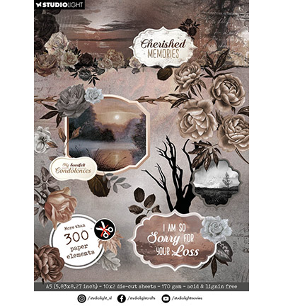 SL-CM-DCPP264 - StudioLight - Paper elements Cherished Memories nr.264