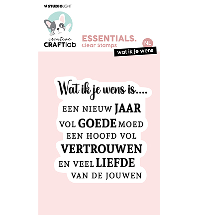 CCL-ES-STAMP766 - CraftLab - Wat ik je wens Essentials nr.766