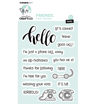 CCL-FR-STAMP767 - CraftLab - Hello Friendz nr.767