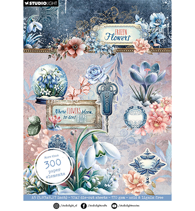 SL-FF-DCPP266 - StudioLight - Paper elements Frozen Flowers nr.266