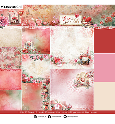 SL-LL-DPP274 - StudioLight - Backgrounds Love of my life nr.274