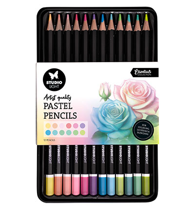 SL-CO-PENC01 - StudioLight - Pencils 12 Colors in pastel shades Essentials nr.01