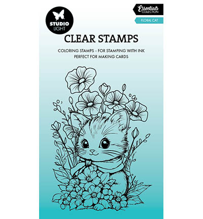 SL-ES-STAMP850 - StudioLight - Floral cat Essentials nr.850