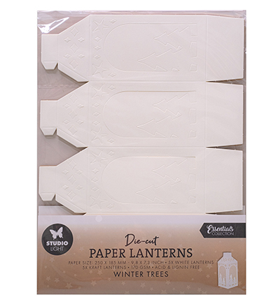 SL-ES-PS55 - StudioLight - Paper lanterns Winter trees Essentials nr.55