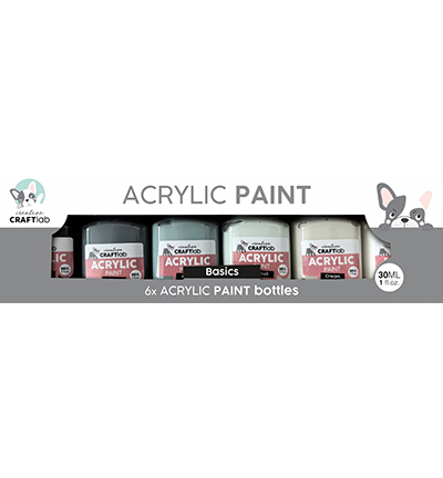 CCL-ES-ACP43 - CraftLab - Acrylic paint Basics Essentials nr. 43