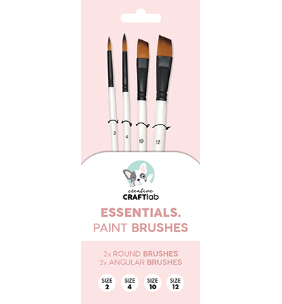 CCL-ES-BRUSH08 - CraftLab - Brushes Set of 4 Essentials nr. 08