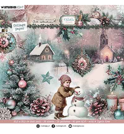  -  - Backgrounds & Elements Christmas Blush nr. 391