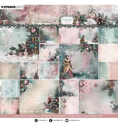 -  - Backgrounds Christmas Blush nr. 393