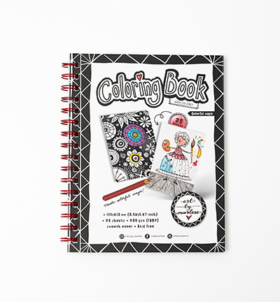  -  - Coloring Book Colorful magic Art By Marlene nr. 01