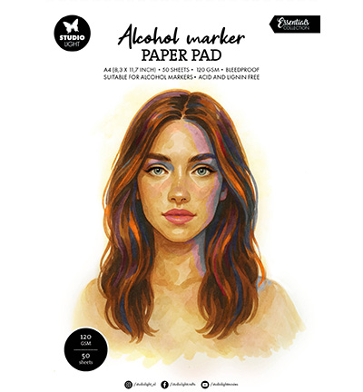 SL-CO-PP403 - StudioLight - Paper Pad for Alcohol Markers 120 GSM Consumables nr. 403