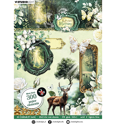 SL-QM-DCPP402 - StudioLight - Embellishments Quiet Morning nr. 402