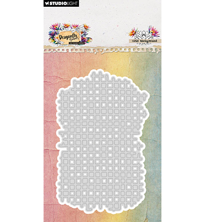 HE-DD-CD1066 - Hazel Eaton - Grid background Dragonfly Dreams nr. 1066