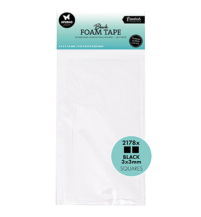 SL-ES-FOAMT107 - StudioLight - Doublesided foam tape Blocks black nr.107