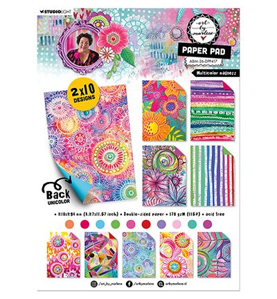 ABM-26-DPP417 - Art by Marlene - Multicolor madness Art by Marlene nr. 417