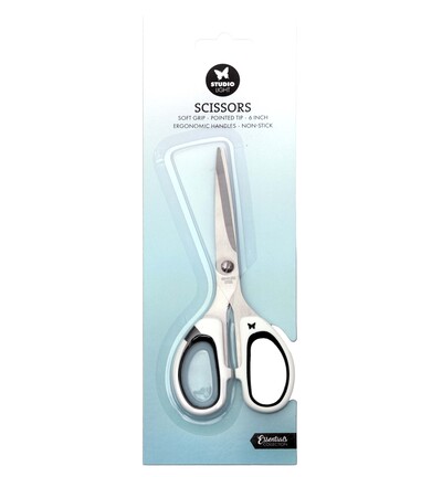 SL-TO-SCIS02 - StudioLight - Scissors Soft grip, pointed tip, Essentials Tools nr. 02