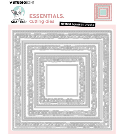 CCL-ES-CD1081 - CraftLab - Nested squares blocks Essentials nr. 1081