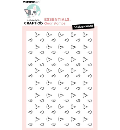 CCL-ES-STAMP929 - CraftLab - Backgroundz hearts Essentials nr. 929