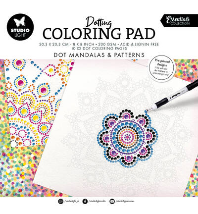 SL-ES-CP455 - StudioLight - Dot mandalas & patterns Essentials nr. 455