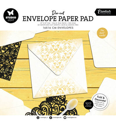 SL-ES-DCPP440 - StudioLight - Envelopes for 15,24x15,24cm cards Essentials nr. 440