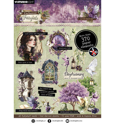 SL-EF-DCPP466 - StudioLight - Die-cut elements Enchanted Fairytale nr. 466