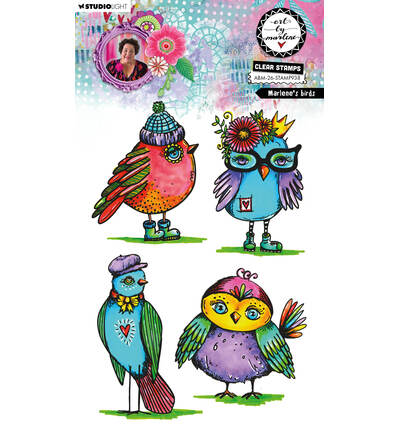 ABM-26-STAMP938 - Art by Marlene - ABM Clear Stamp – Marlenes Birds Art by Marlene nr. 938