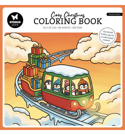 SL-ES-CB12 - StudioLight - StudioLight Coloring Book – Cozy Christmas Polar Magic Essentials no. 12
