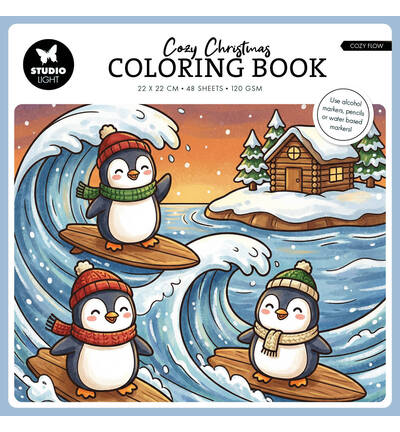 SL-ES-CB16 - StudioLight - StudioLight Coloring Book – Cozy Christmas Cozy Flow Essentials no. 16